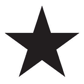 Black Star Picture Panel