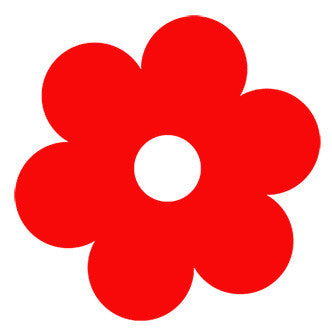 Red Flower Picture Panel