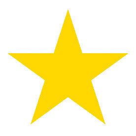 Yellow Star Picture Panel