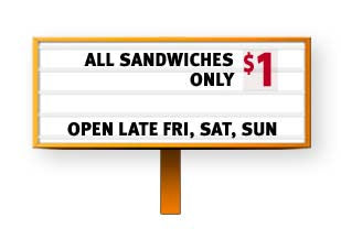 $1 Double Span Over