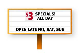 $3 Double Span Over