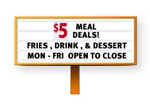 $5 Double Span Over