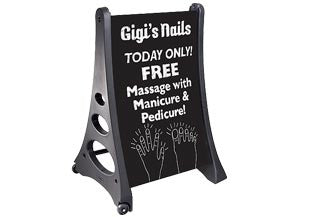 QLA  Sidewalk Sign - Write On - Wash Off - Chalk