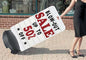 Tip N Roll Deluxe Changeable Message Sidewalk Sign  - White